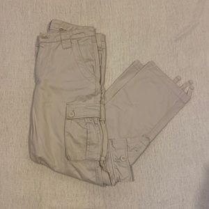 Beige Cargo Pants